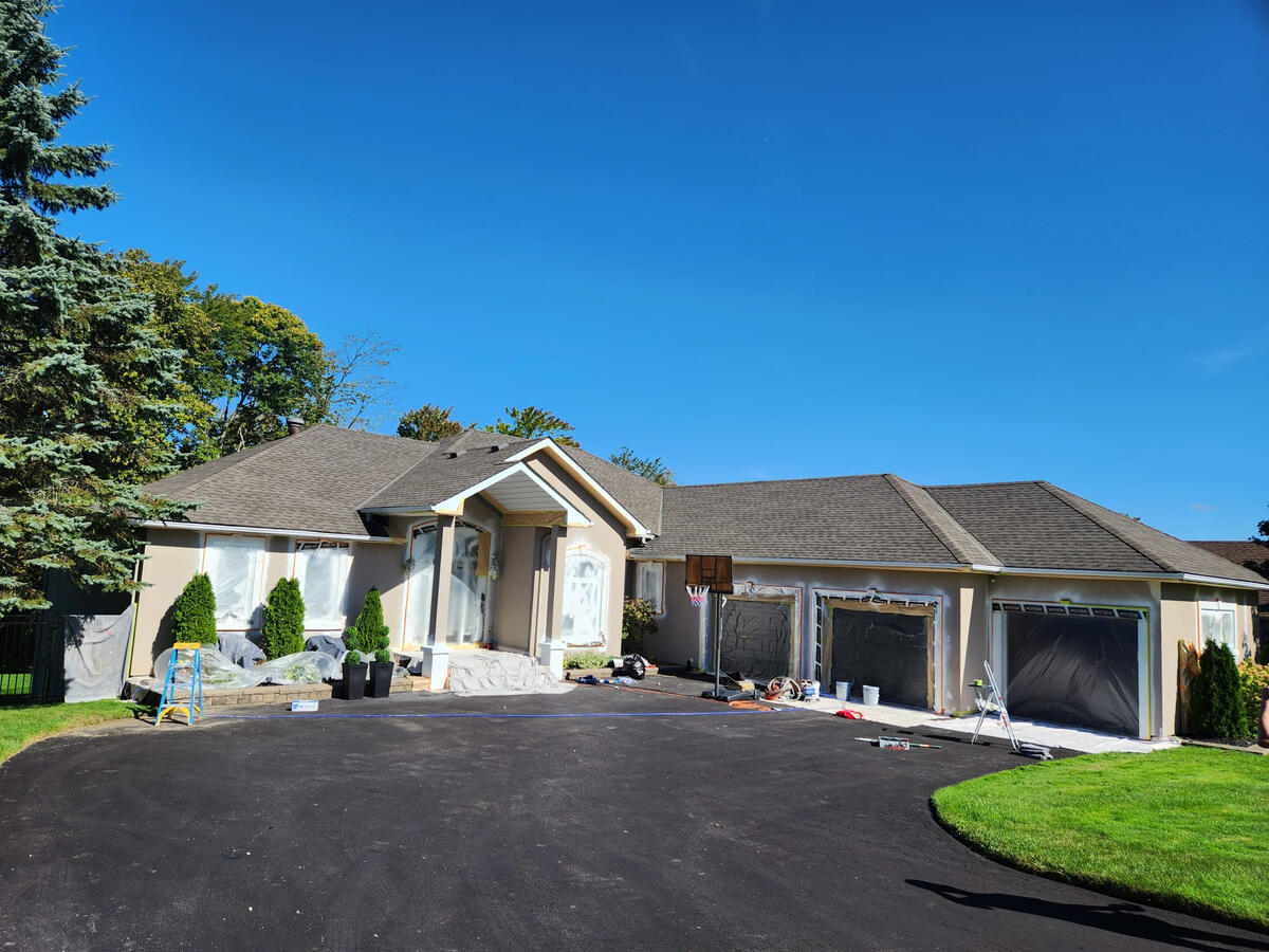 Exterior Paint Job with lots of preparation