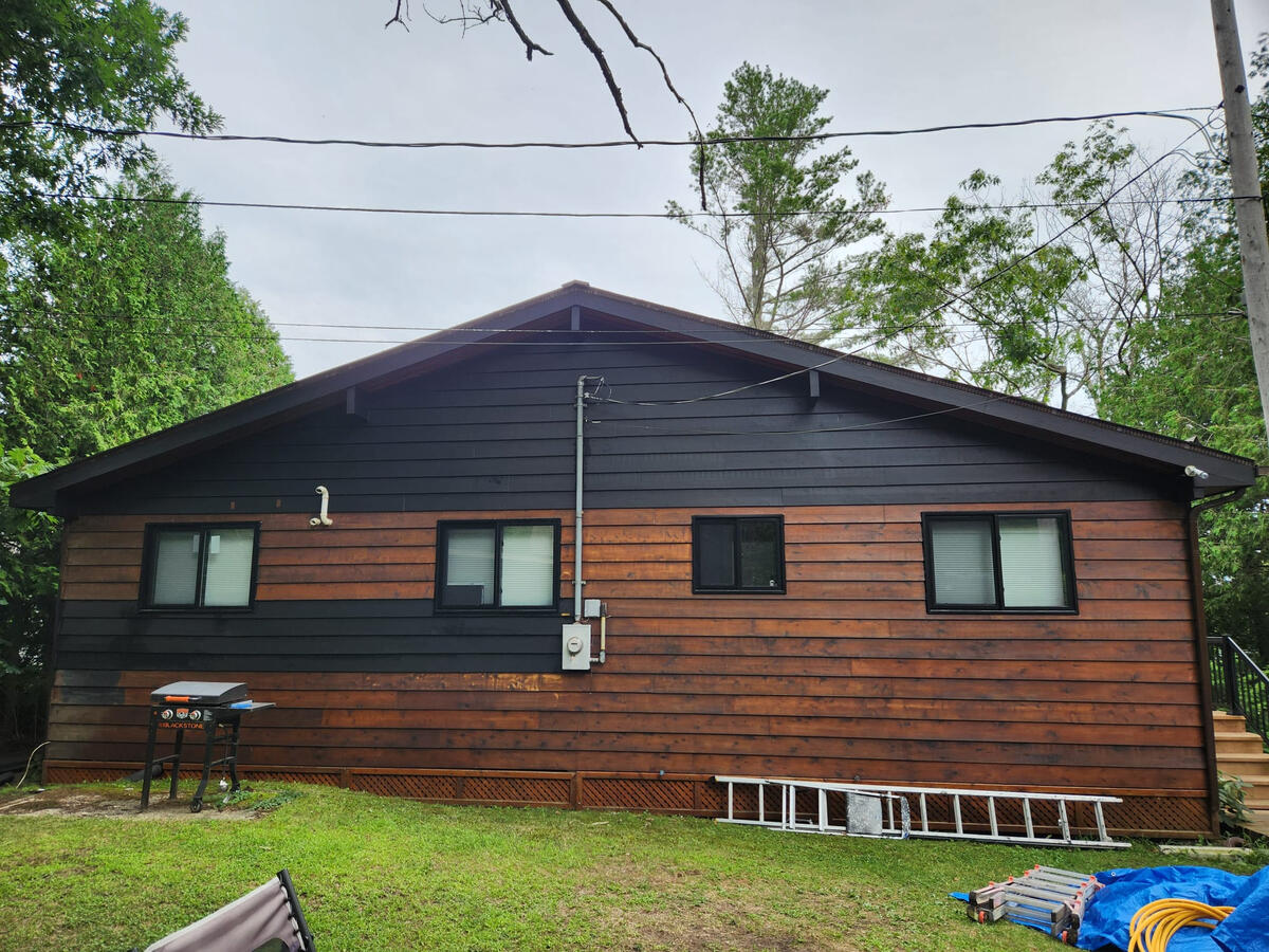 Exterior Wood Painting Job Before