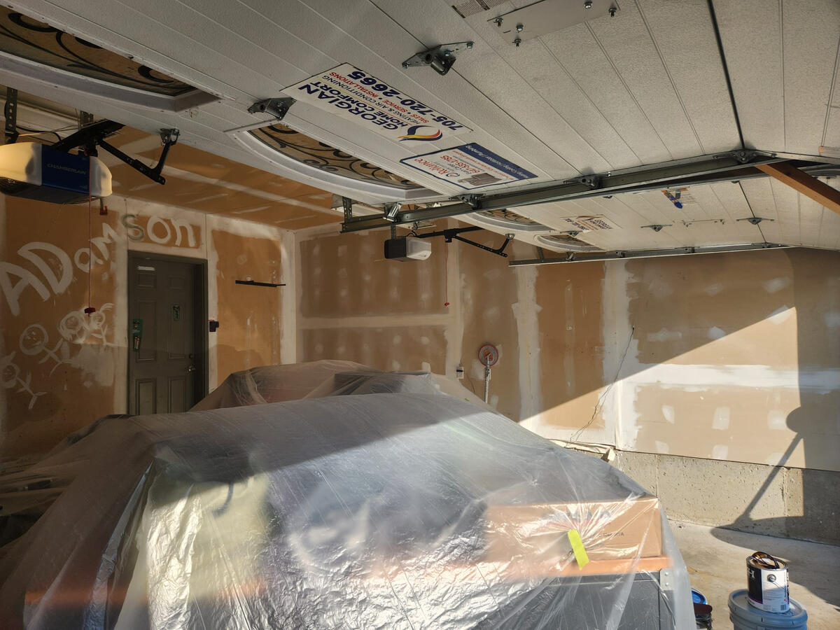 Garage Paint Job Preparation