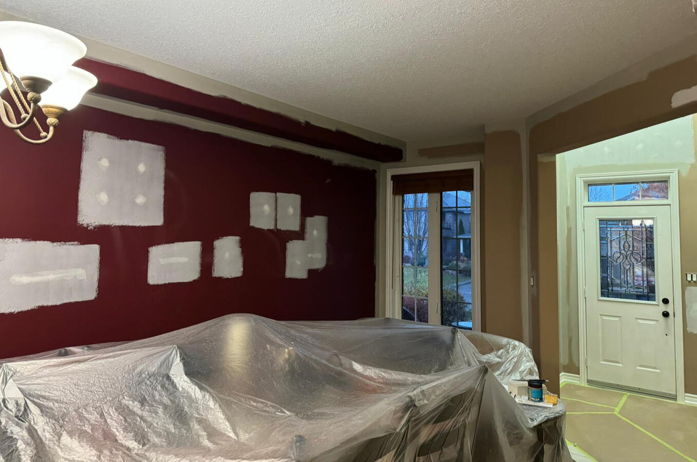 Living room preparation