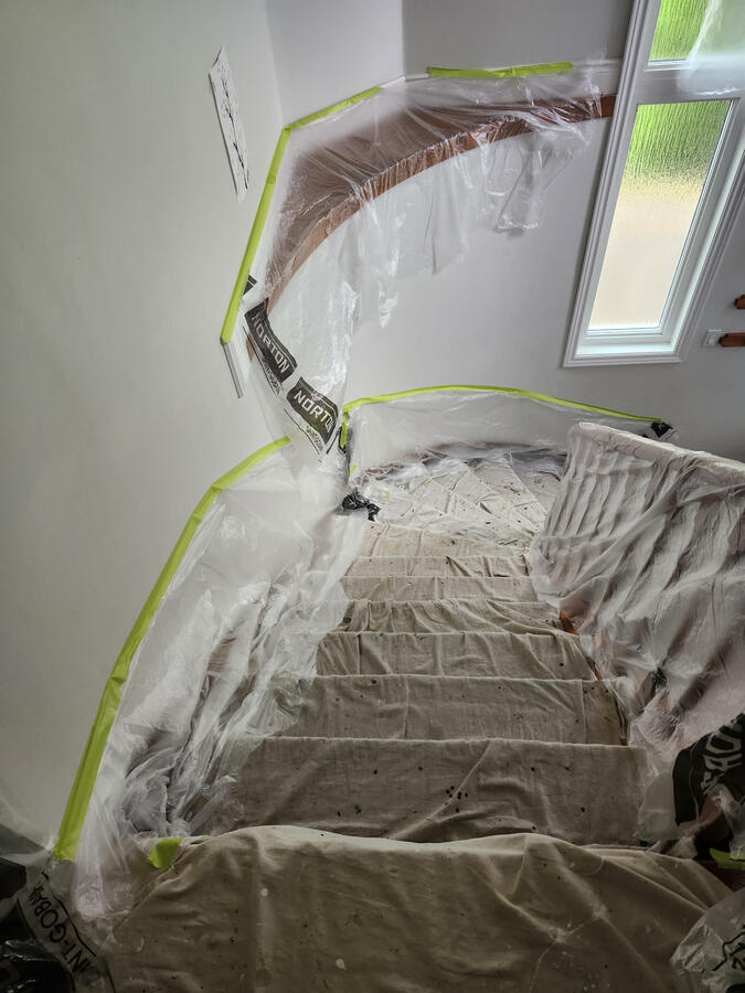 Staircase preparation