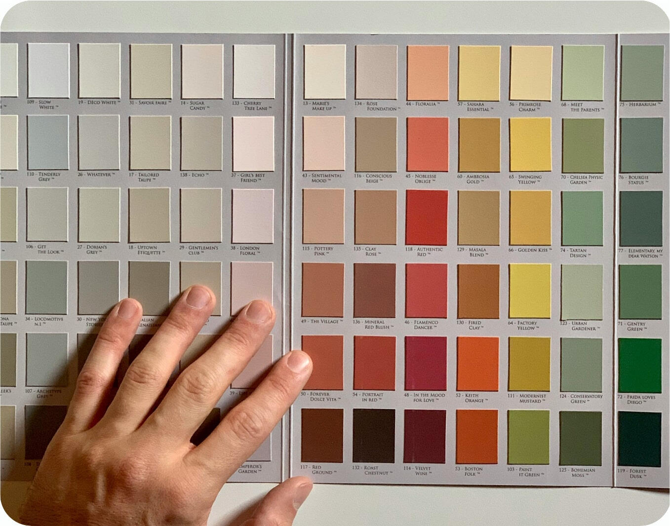 Image of Color Picker with a Hand choosing